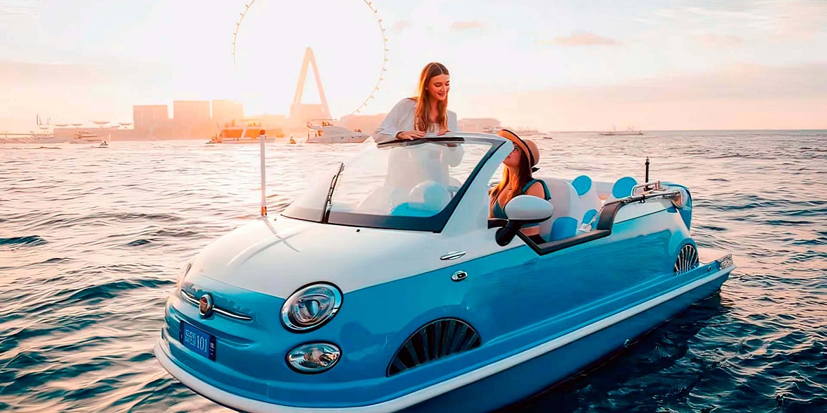 Аренда катера Fiat 500 Boat в Дубае